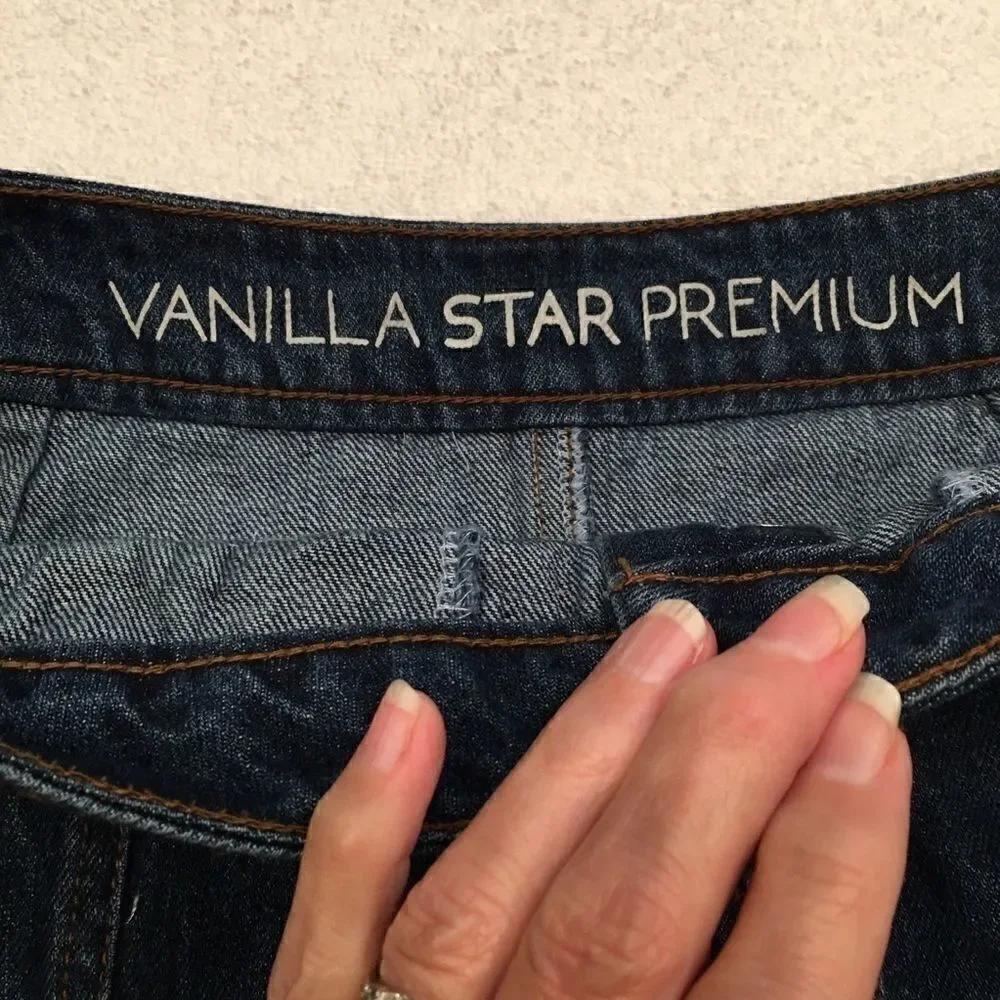 Vanilla Star Premium 11 Jean skirt blue toggle